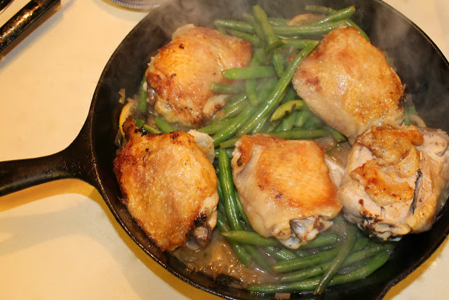 Lemon Oregano Chicken and Green Beans