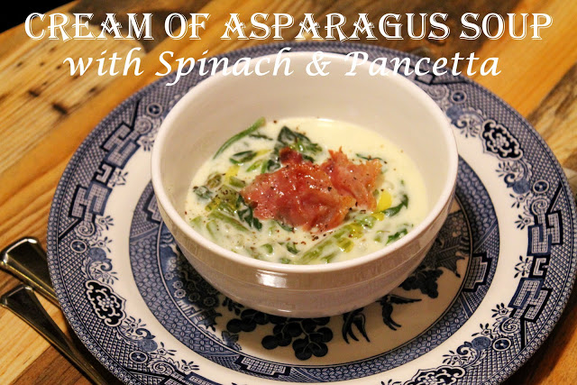 Cream of Spinach and Asparagus Soup