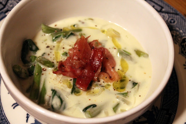 Cream of Spinach and Asparagus Soup
