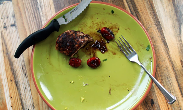 Herb Roasted Tomatoes over Chicken