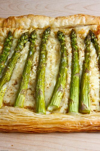 Asparagus and Gruyere Tart