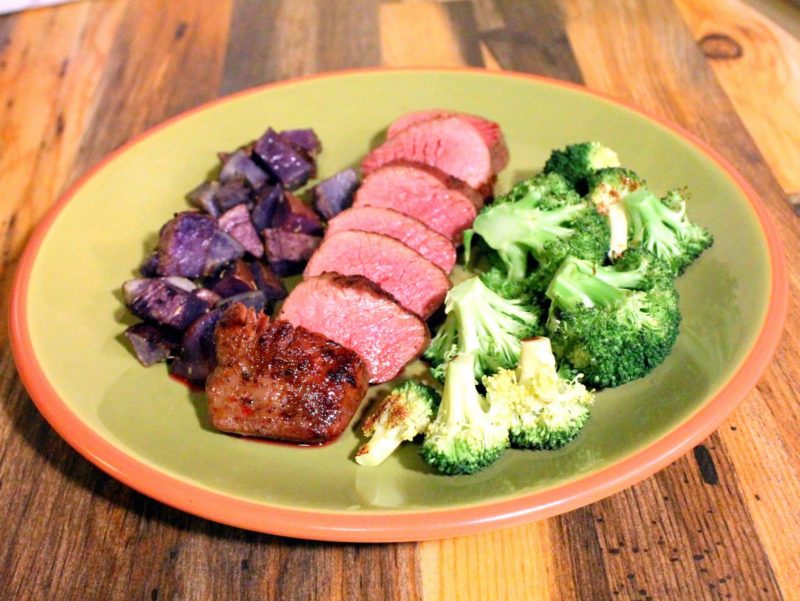 The best juicy venison loin