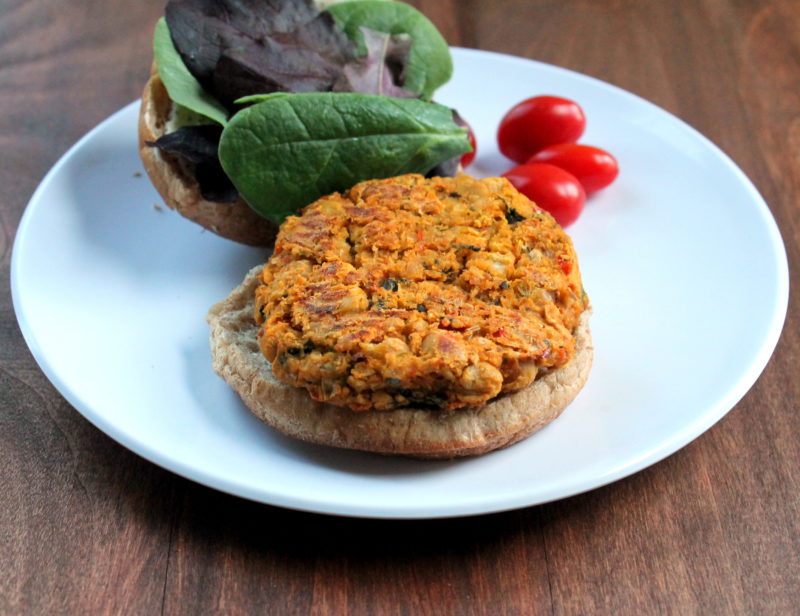 Mediterranean Chickpea Burgers