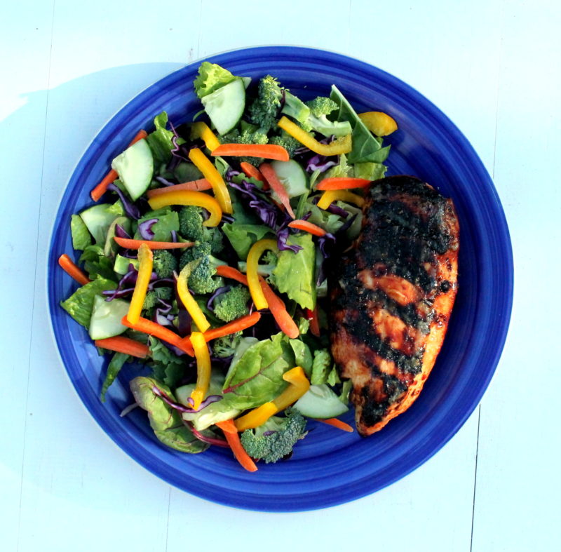 Sweet Chili Grilled Chicken Salad