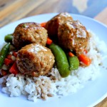 Teriyaki Chicken Meatball Skillet