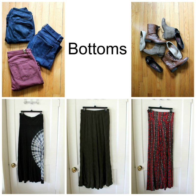 Capsule Wardrobe Bottoms