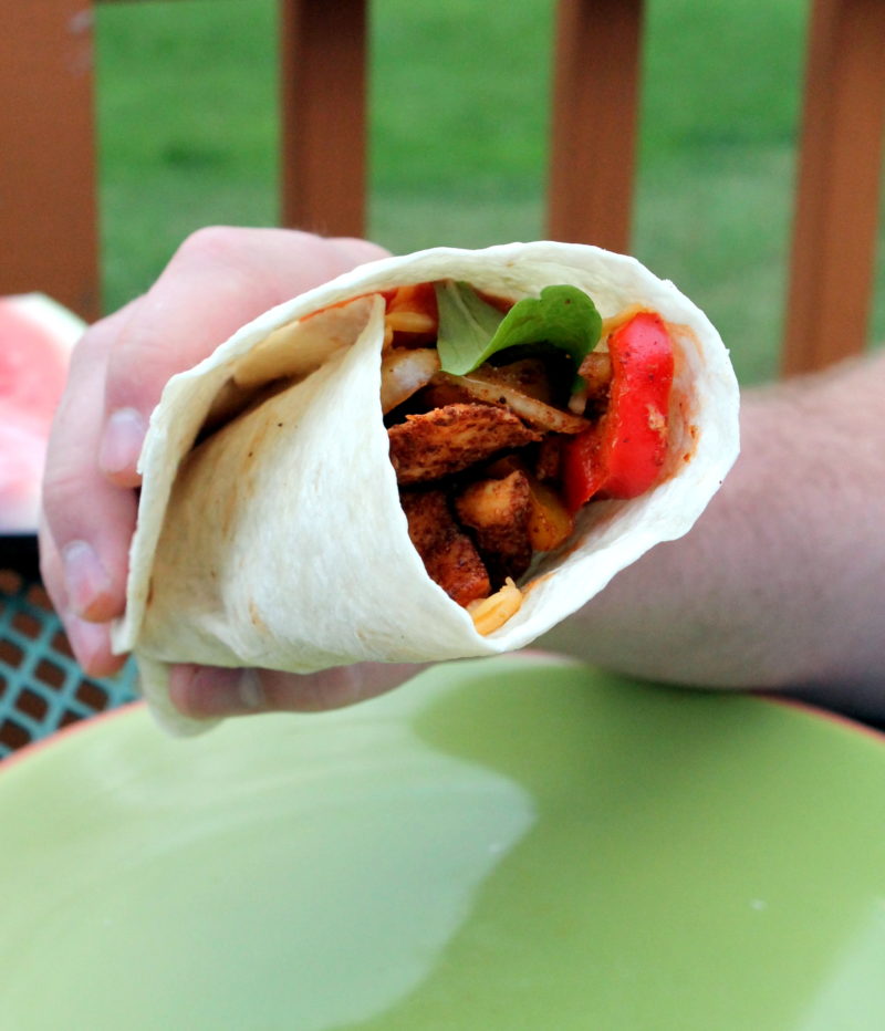 Foil Grilled Fajitas 2