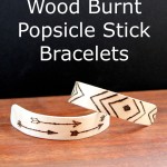 Wood Burnt Popsicle Bracelets