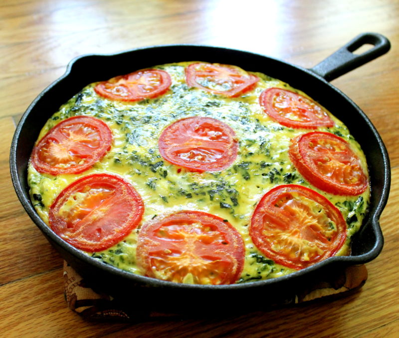 Spinach & Feta Egg Bake