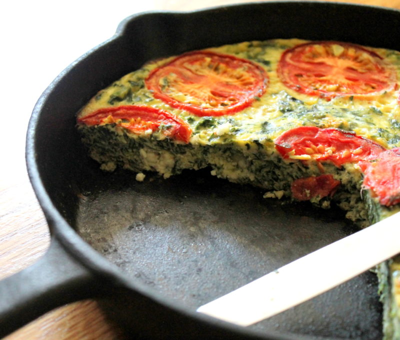 Spinach & Feta Egg Bake