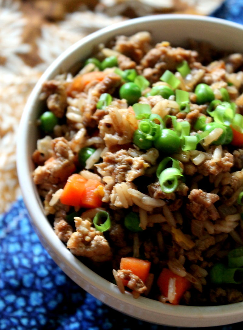 Ground Turkey Fried Rice