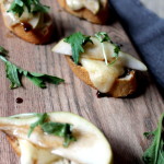 Pear & Brie Toasts