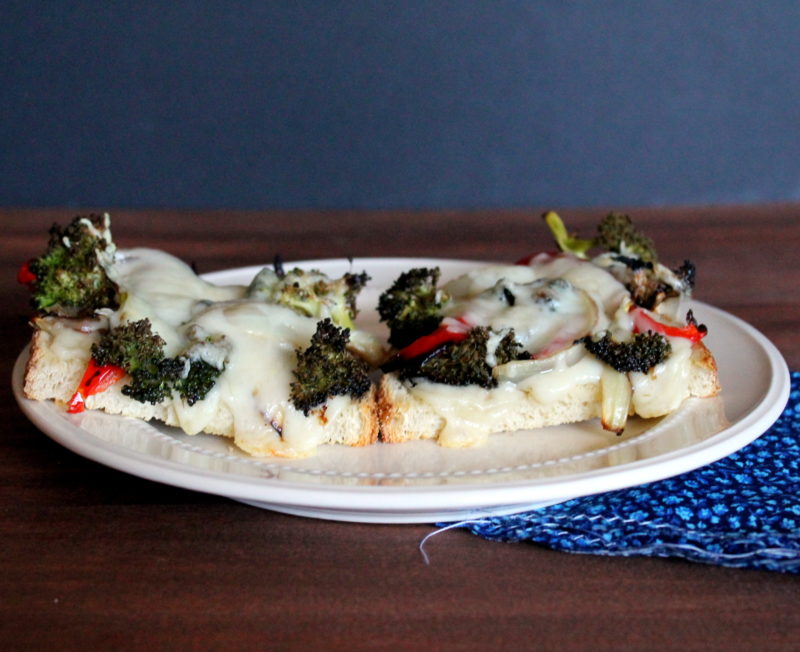 Balsamic Roasted Vegetable Toasts