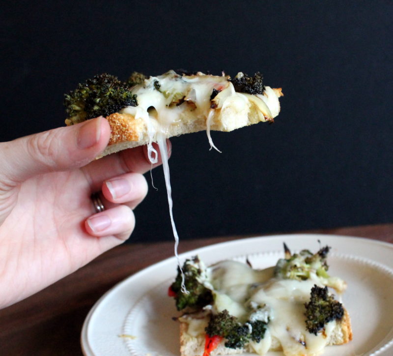 Balsamic Roasted Vegetable Toasts