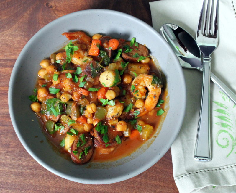 Clean Spanish Style Seafood Stew