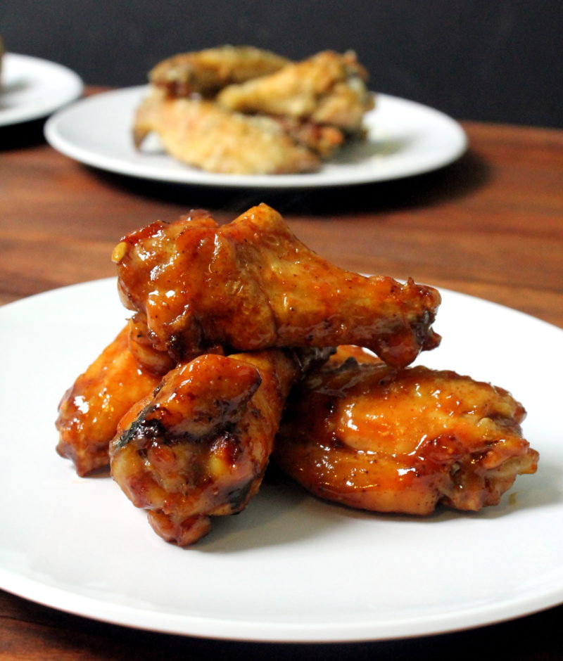 Crispy Maple Chipotle Baked Wings