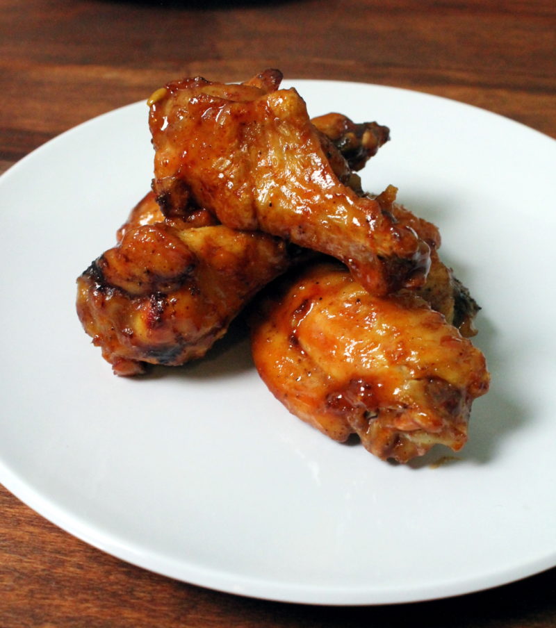 Crispy Maple Chipotle Baked Wings
