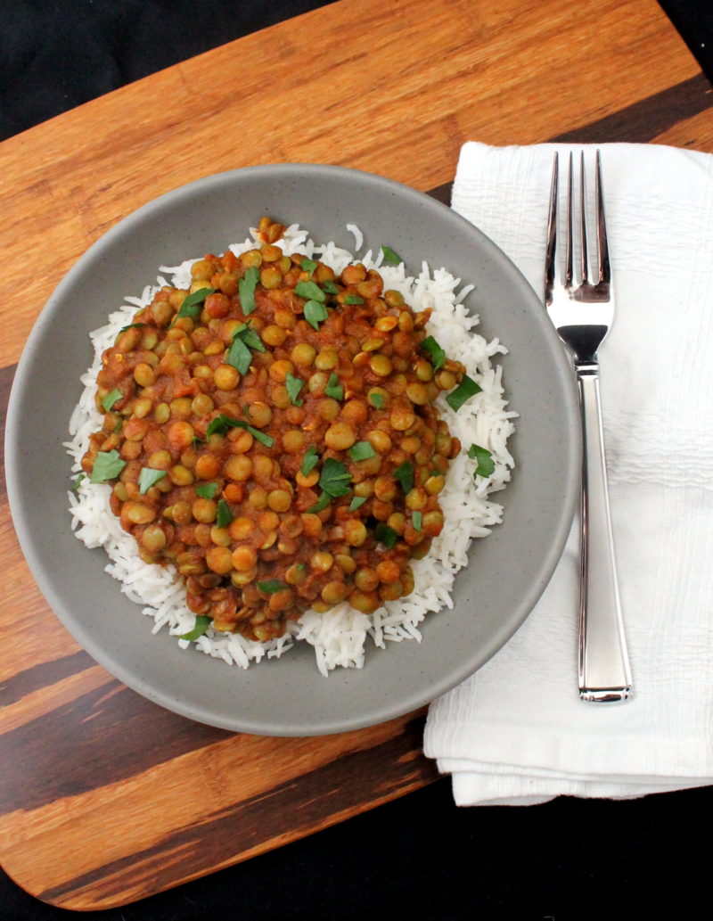 Easy Curried Lentils