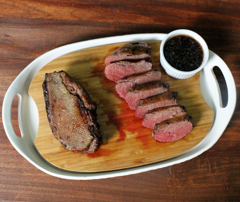 Pan Seared Goose Breast with Cumberland Sauce