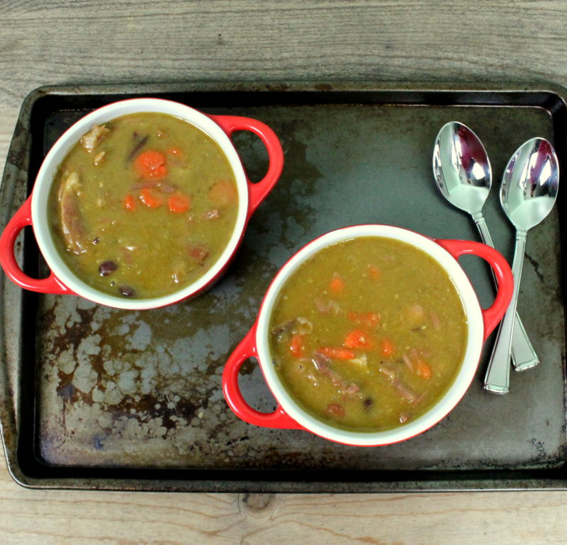 Pea Soup from Leftover Ham Bones