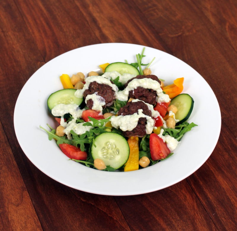 Kofta Meatballs with Tzatziki