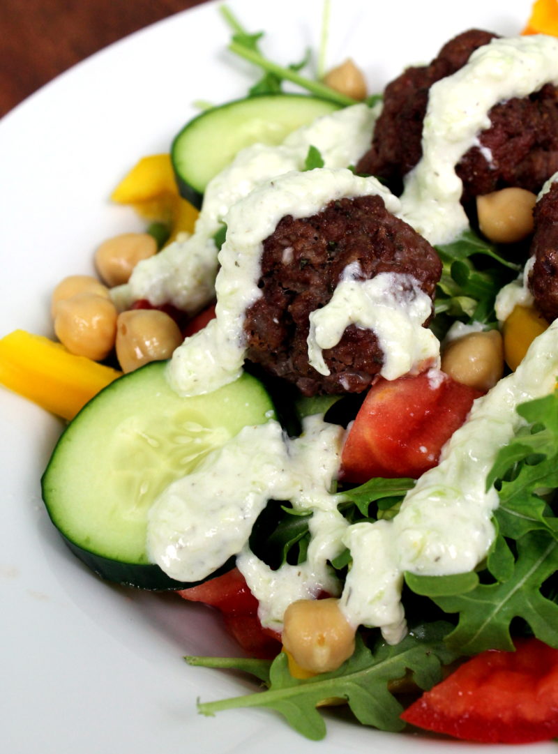 Kofta Meatballs with Tzatziki