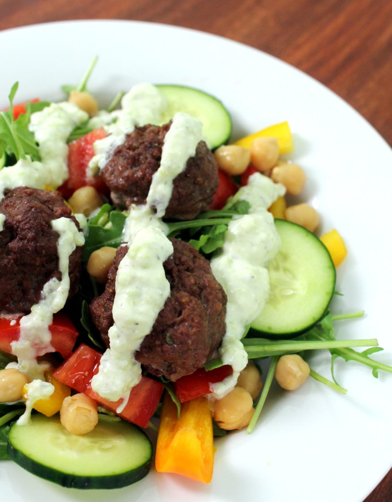 Kofta Meatballs with Tzatziki