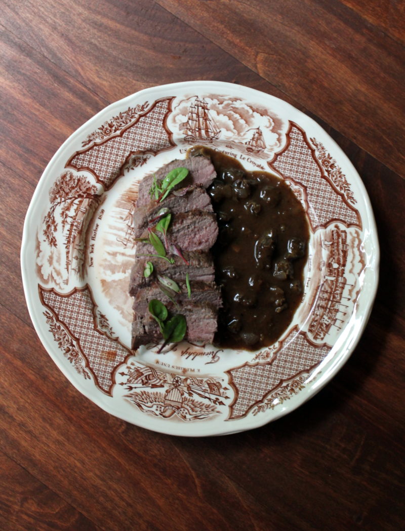 Venison with Morel Sauce