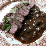 Venison Steak with Morel Sauce