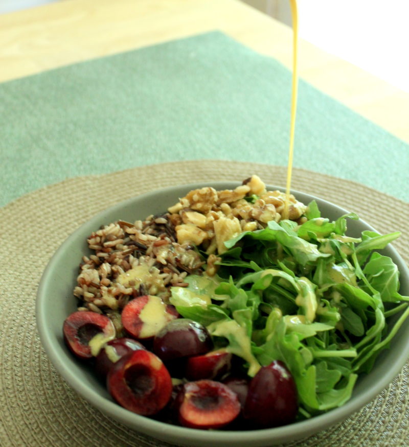 Cherry Arugula & Wild Rice Salad