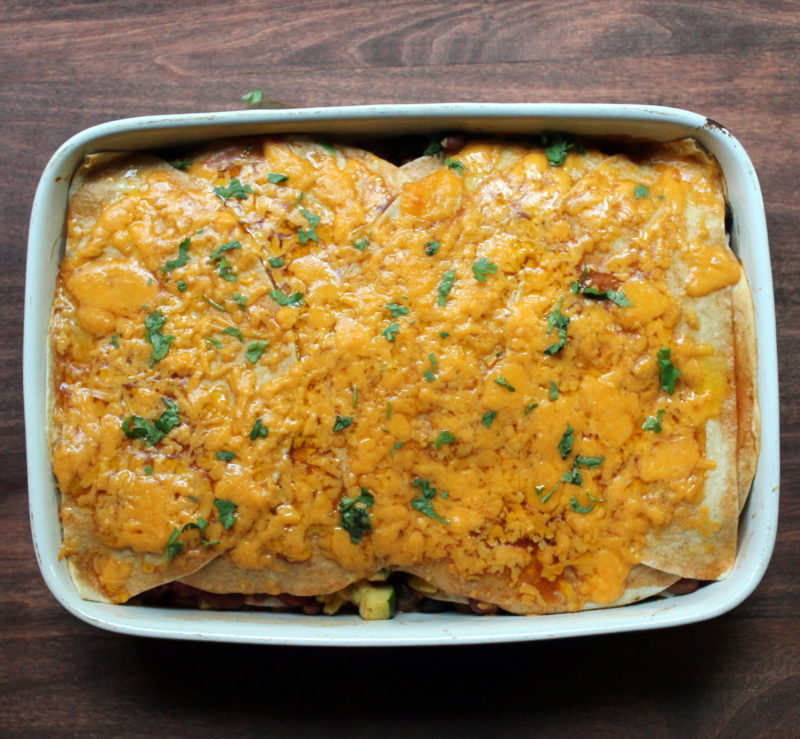 Very Veggie Enchilada Casserole