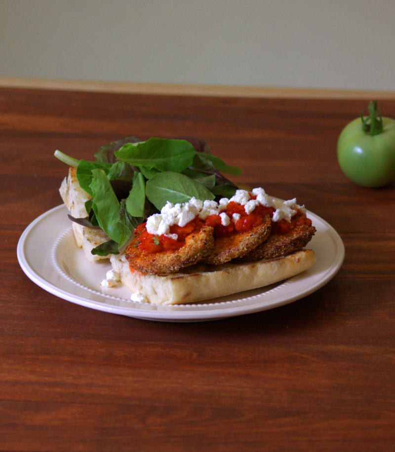 Fried Green Tomato Sandwich