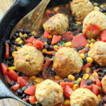 Southwest Meatball Skillet