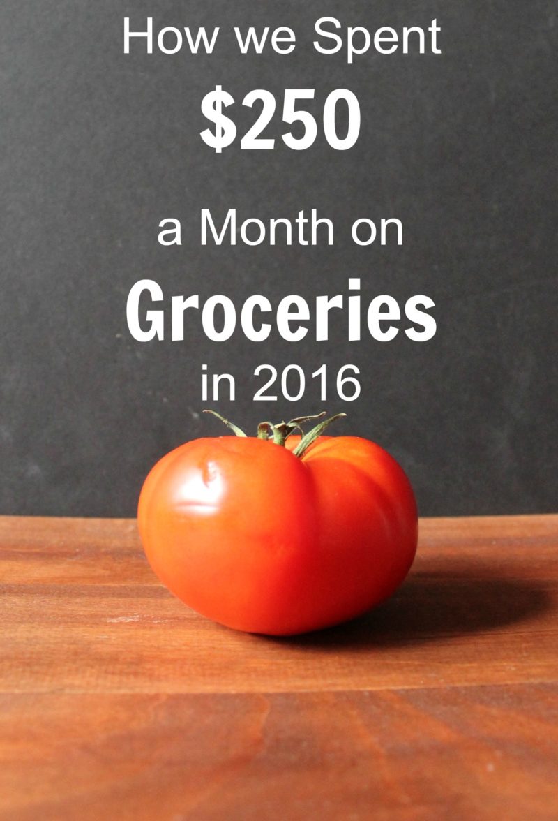 $250 a Month on Groceries