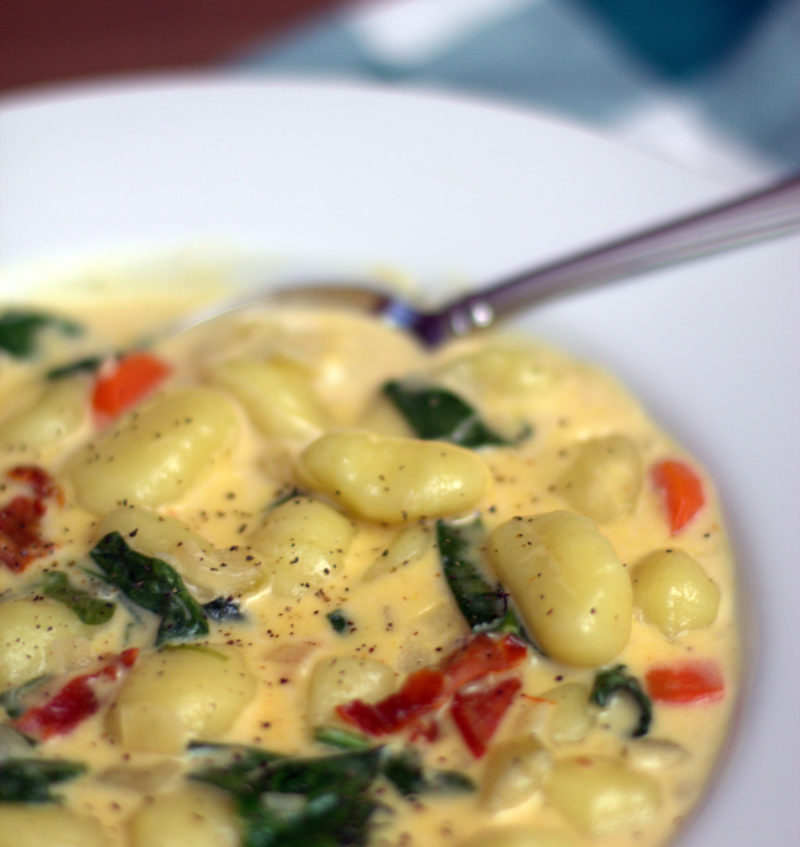 Creamy Vegetable Gnocchi Soup