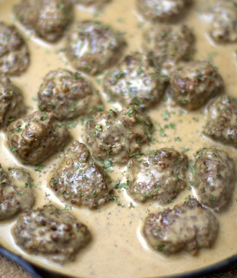 Venison Swedish Meatballs