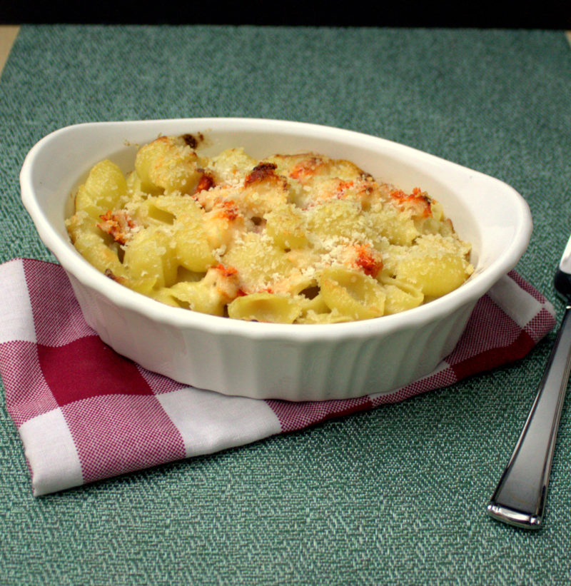 Lobster Mac Cheese with Sherry Butter Sauce