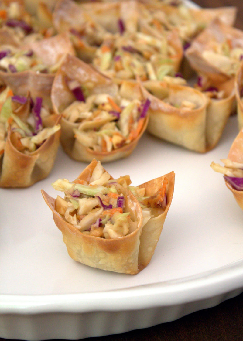 Thai Peanut Salad Cups