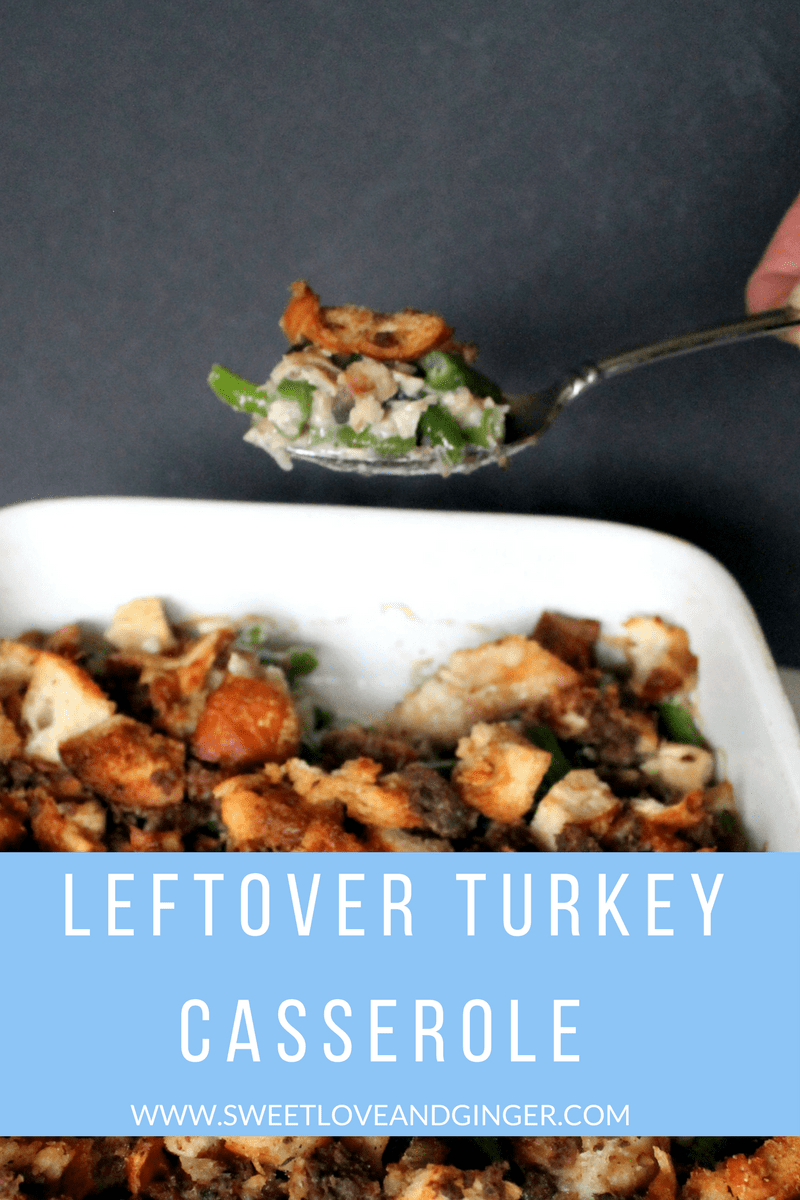 Leftover Turkey & Stuffing Casserole