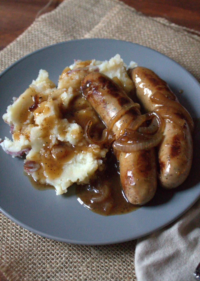 Irish Bangers and Mash