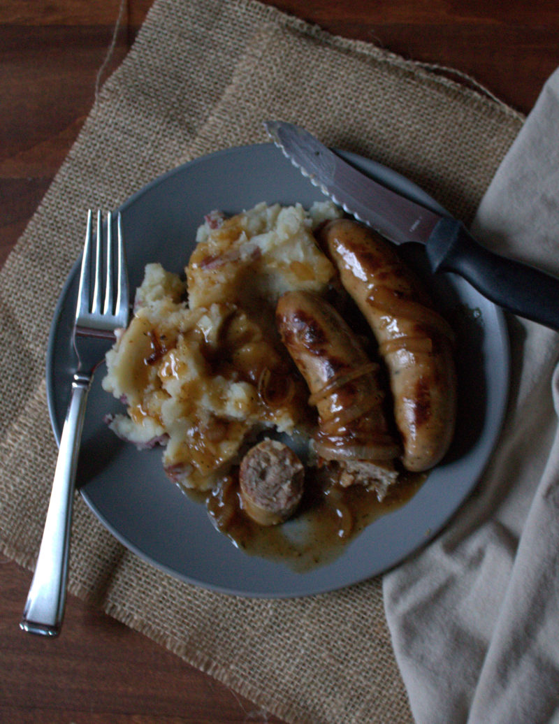 Irish Bangers and Mash