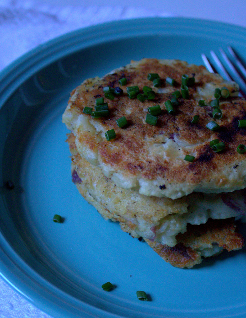 Leftover Mashed Potato Pancakes