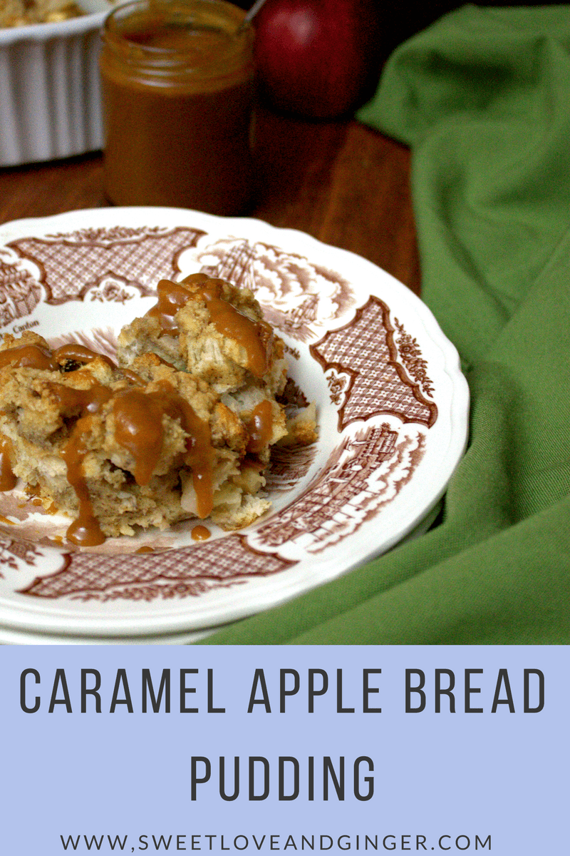 Caramel Apple Bread Pudding