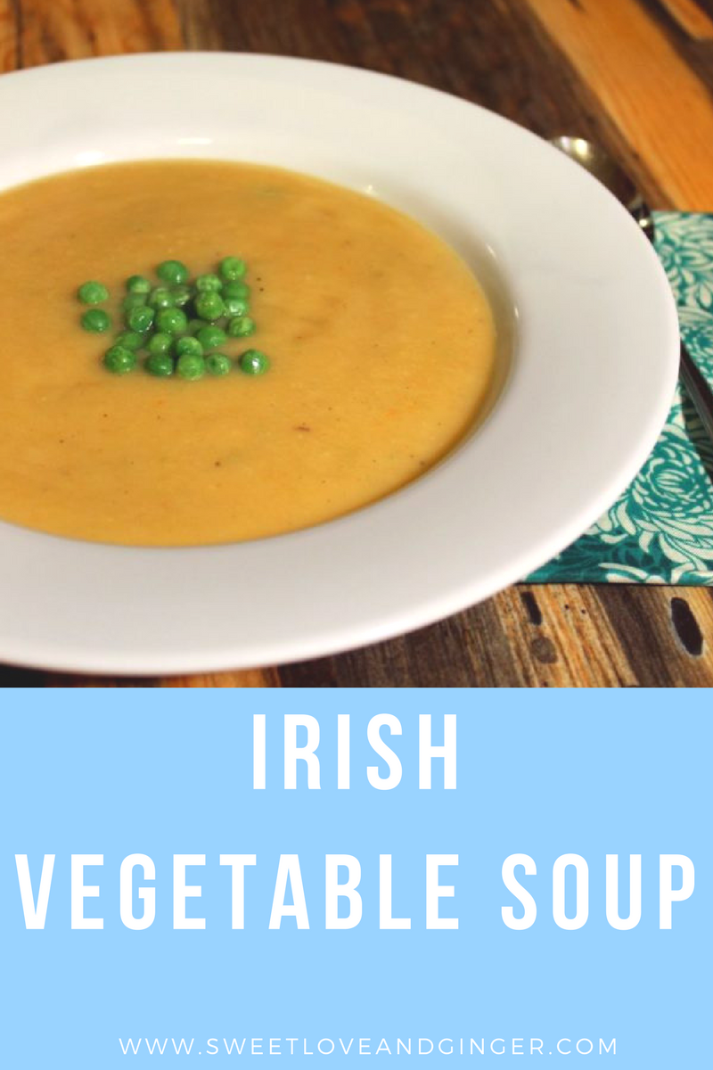Irish Vegetable Soup - A standard pub dish served all over Ireland made of roasted root vegetables