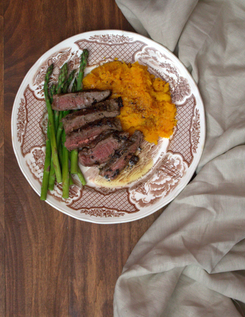 Venison Steak in Cinnamon Brown Butter Sauce - a quick and easy recipe that's perfect for fall. 