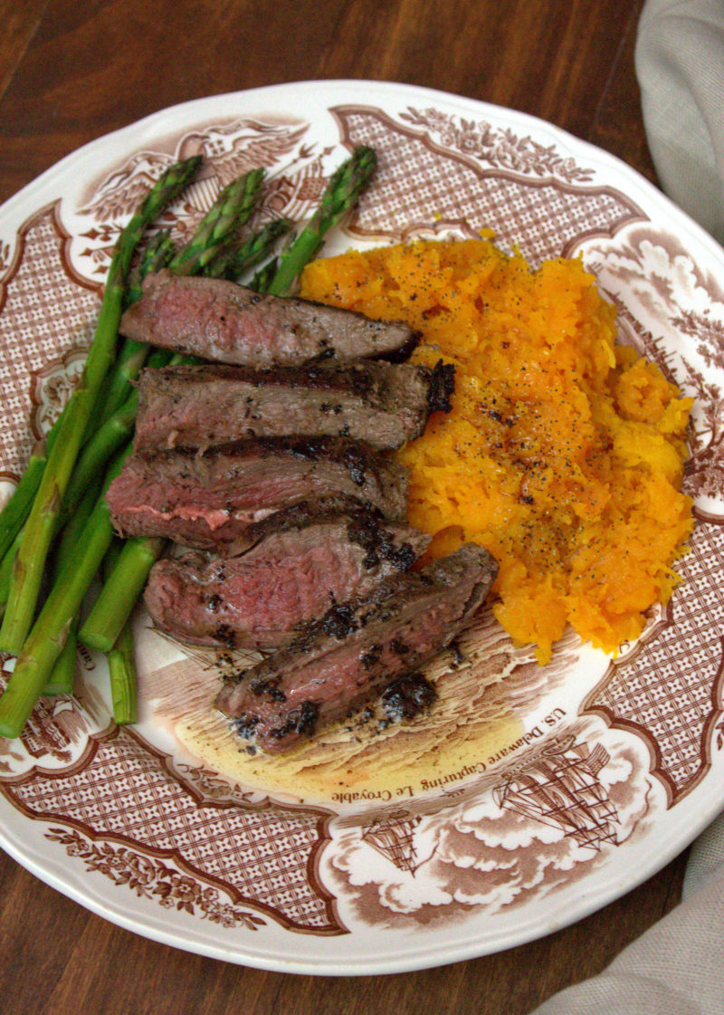 Venison Steak in Cinnamon Brown Butter Sauce - a quick and easy recipe that's perfect for fall. 