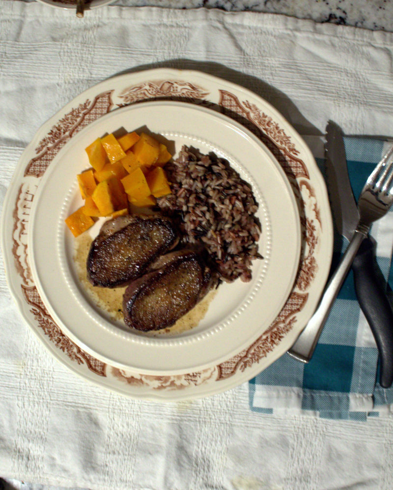 Seared Wood Duck with Maple Pan Sauce