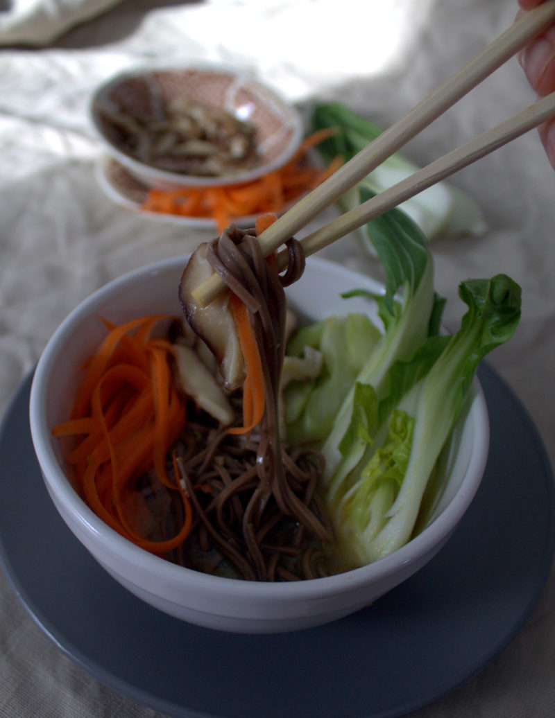 Restorative Soba Noodle Broth Bowl Recipe