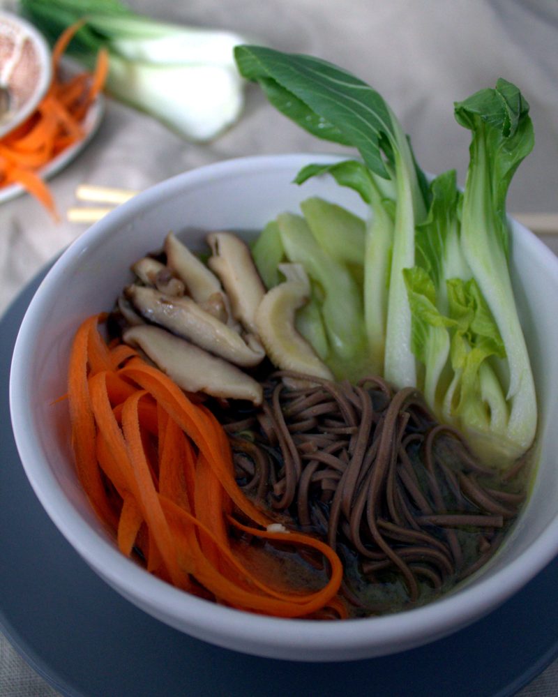 Restorative Soba Noodle Broth Bowl Recipe