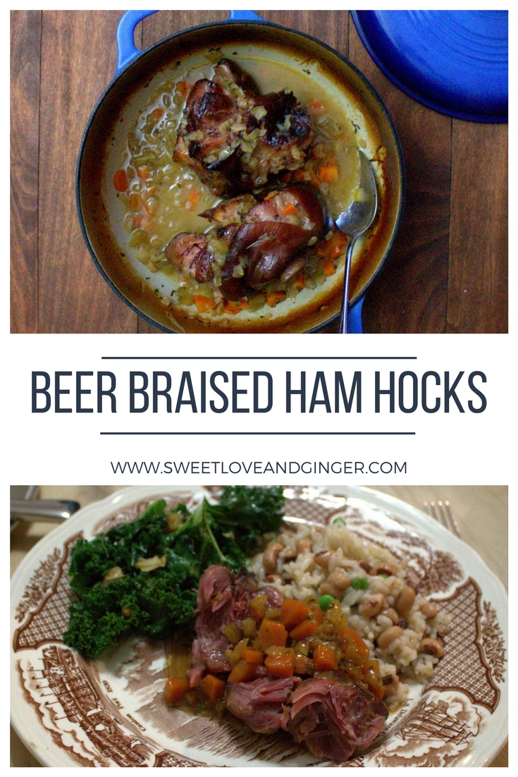 Beer Braised Ham Hocks